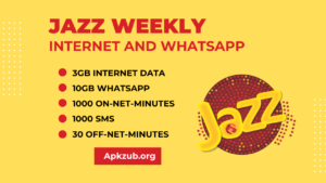 jazz weekly internet and free whatsapp package