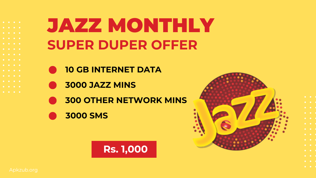 Jazz monthly super duper offer - apkzub.org